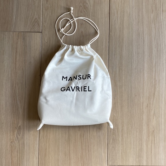 Mansur Gavriel Cream Leather Crossbody or Tote bag